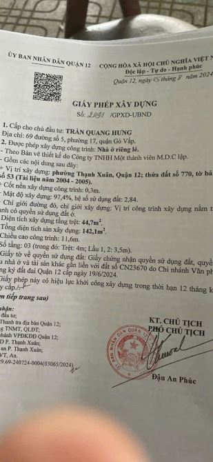 Bán đất đường Tô Ngọc Vân Q12 giá chỉ 2 tỷ 680 triệu gần chợ - 2