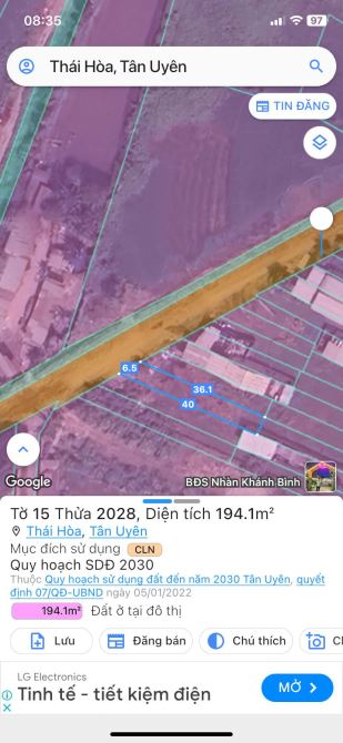 Bán đất cạnh trường tiểu học Thái Hòa A, đường Ống nước (đường N18) - 3