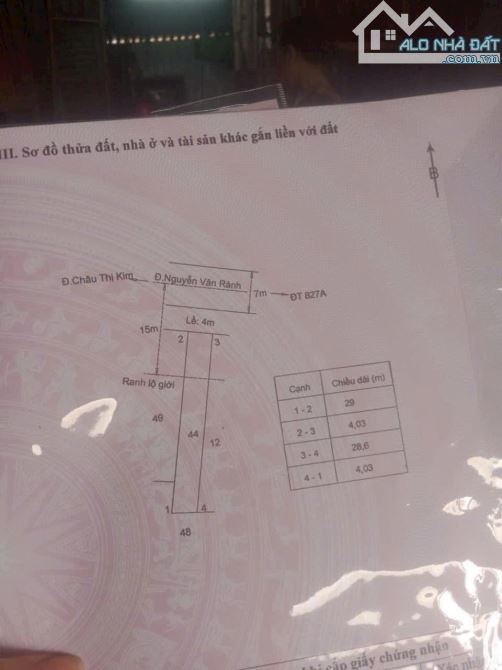 ✅ Bán căn nhà cấp 4 mặt tiền đường Nguyễn Văn Rành, phường 7, tp Tân An _ DT: 4 x 29m2 - 4