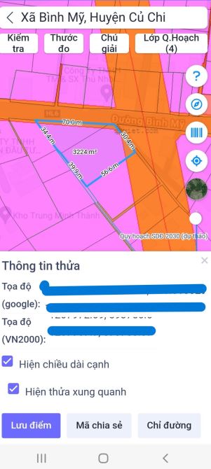 Bán đất mặt tiền kinh doanh khủng, 3233m2, xã Bình Mỹ, Củ Chi, 20,99 tỷ - 4