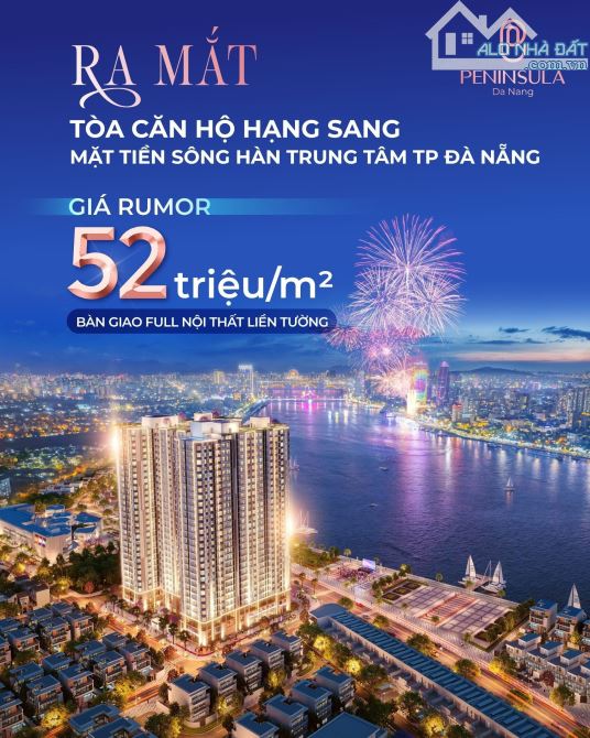 Ra Mắt Dự Án Peninsula Đà Nẵng vị trí trung tâm Sông Hàn Pháo hoa DFF  2 PN nhận booking - 7