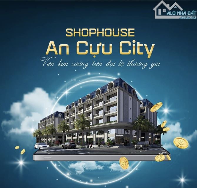 🤝 Shophouse 5 tầng An Cựu City mt đường 19,5m. Đối diện Aeon Mall Huế.  • Dt 102 m2