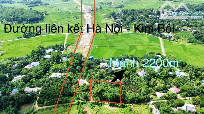 2200m Có 200m Đất Ở - Có Khoáng Nóng 32 - 35 Độ Cách Đường Liên Kết Hà Nội - Kim Bôi 30m