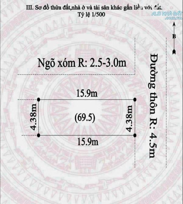 Bán đất tặng căn góc mới tại Lâm Động nằm trên trục thôn 7m thông ra vành đai giá 2 tỷ xíu - 1