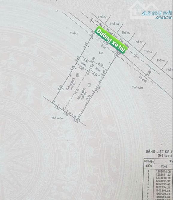 HÓC MÔN, BÁN NHÀ C4 ĐƯỜNG TRUNG MỸ - TÂN XUÂN, DT 8.5x21.5m - 1