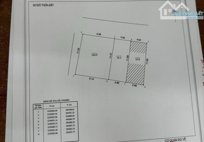 Chính chủ gửi bán lô đất 55.8m đường 2 ô tô tránh nhau . Hoa hậu Cổ Châu, Liên Hà , Đông A - 1