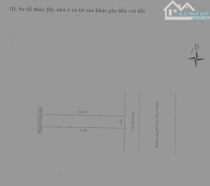 Chủ xuất ngoại cần bán - Lô đất MT NGUYỄN HỮU THỌ - vị trí KD Đắc địa - Chỉ 27 tỷ có TL.