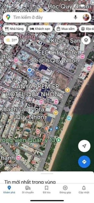 Bán đất 95m2 ngang 5 mặt tiền Bùi Tư Toàn gần biển Quy Nhơn - 1