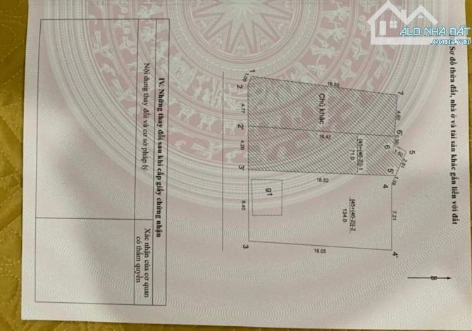 NGÕ OTO  – 134M ĐẤT – LẠC LONG QUÂN - MẶT TIỀN 8.5M - 1