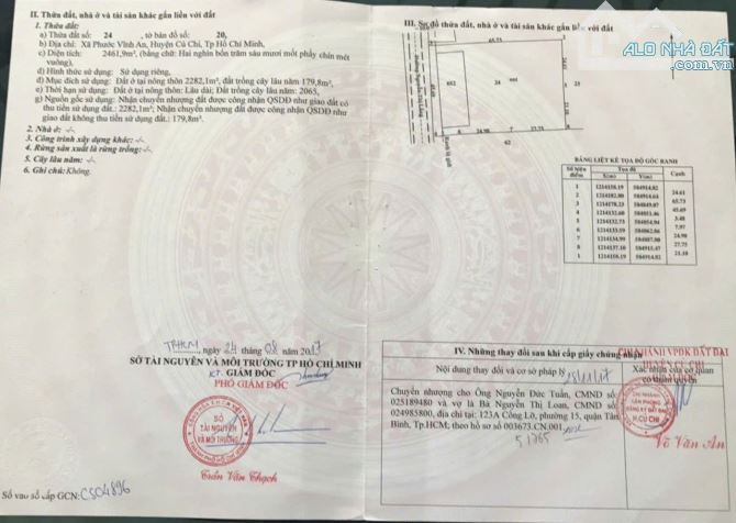 cần bán lô đất 6.500m2 mặt tiền Nguyễn Thị Lắng, 3.500m thổ cư. 130 tỷ - 3