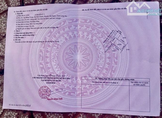 ✨ 8 LÔ: liền kề Tp HCM, cách HL24 100Mét. Lô 1-7: ngang 5 x dài 23m (FULL ONT) - 570Tr/ lô - 4