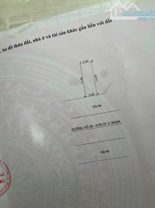 3,2Tỷ TL🔥Bán đất (5x15) KDC Tân Đông Hiệp, p.Tân Đông Hiệp, Tp.Dĩ An - 5