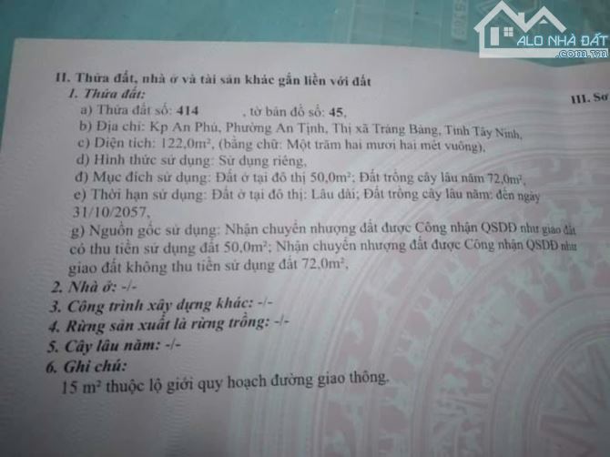 Bán Căn Nhà Mới Xây Do Kẹt Tiền Ngân Hàng An Tịnh Trảng Bàng Tây Ninh 700tr. - 7