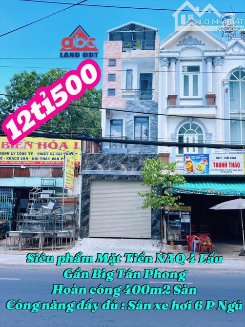 Siêu phẩm mặt tiền Nguyễn Ái Quốc 3 Lầu Hoàn công gần BiG Tân Phong TP Bh - 8