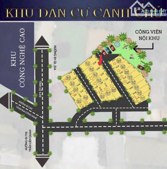 Cực phẩm lô góc 66,6m sau siêu thị đức thành, sát khu thể thao