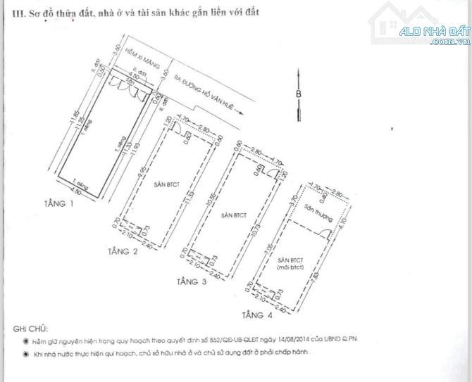 Nhà đẹp Hồ Văn Huê, 4.5x12m, 1 trệt 3 lầu, 4 phòng ngủ, sát mặt tiền - 1