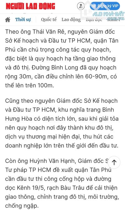 NGỘP_MẶT TIỀN BÌNH LONG_4.1x50 2 TẦNG_60TR/M2 BAO ĐẦU TƯ_KO VƯỚNG QUY HOẠCH - 1