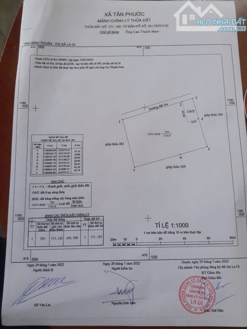 Bán đất TX Lagi Bình Thuận 3000m2 chỉ 3 tỷ - 2