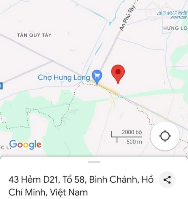 Cần tiền bán gấp căn nhà C4 xã Hưng Long, huyện Bình Chánh - 3