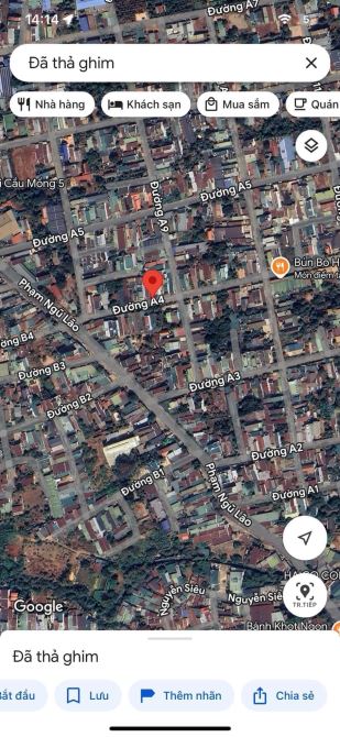 ❌Chỉ 3ty150. Lô đất đẹp 5x33 tc MT A4 PHẠM NGŨ LÃO TP BMT kinh doanh tốt. Cách Ngã Sáu chỉ - 1