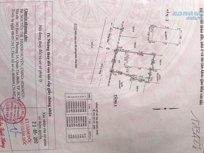 Q.GV. Nhà hẻm 6m Thống Nhất, ngang 6m, DT 65m2, 2 tầng, vào ở ngay - 3