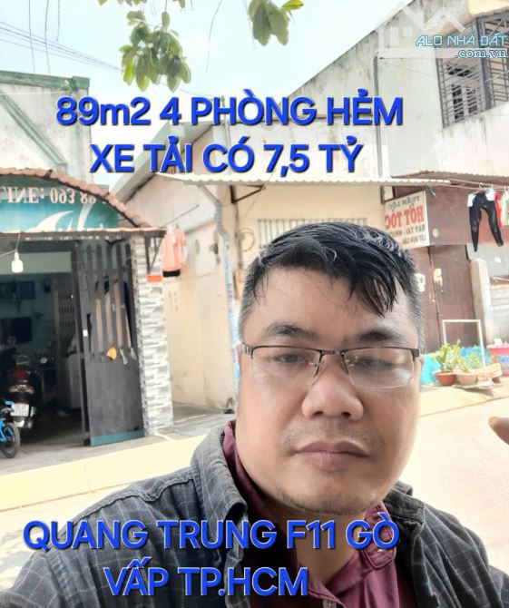 CHDV Phòng Trọ 2 tầng 89m2 có 7,5 tỷ Quang Trung Phường 11 Gò Vấp TP.HCM