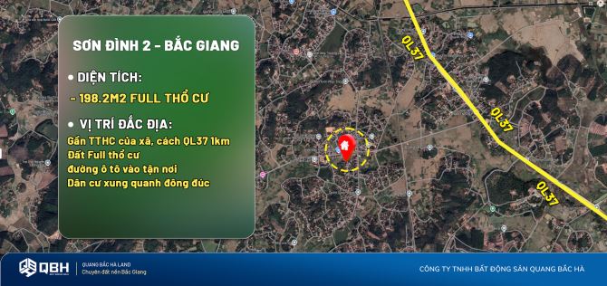 Chỉ 135 TRIỆU có ngay 198.2 m2 FULL thổ cư, SDCC, trung tâm Lục Nam, Bắc GiangChỉ 135 TRIỆ - 3