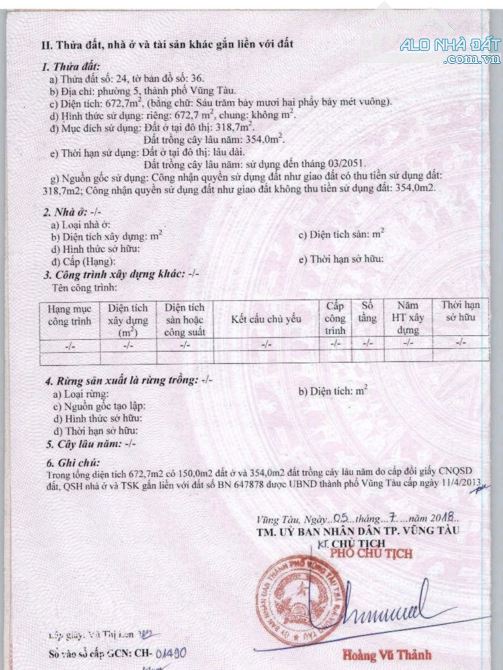 Chủ hạ giá 5 tỷ còn 27 tỷ Sở hữu ngay lô đất biệt thự Đồi Sứ TP. Vũng Tàu. - 3