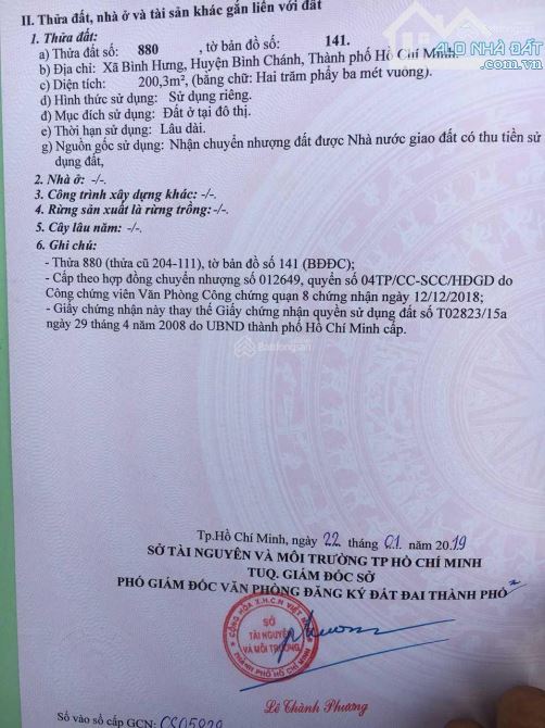 Bán lô đất 200m² ngang 8m, đường ô tô - Bình Hưng, Bình Chánh - Giá cực tốt! - 4