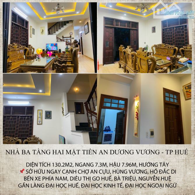 BÁN NHÀ BA TẦNG HAI MẶT TIỀN KIỆT AN DƯƠNG VƯƠNG, AN ĐÔNG, TP HUẾ - 8