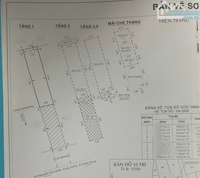 Bán nhà mặt tiền đường Hậu Giang quận 6