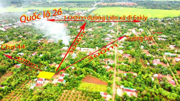 Bán Đất Thổ Cư Gần Chợ Km44, Xã Krông Búk, Huyện Krông Pắc, Đắk Lắk