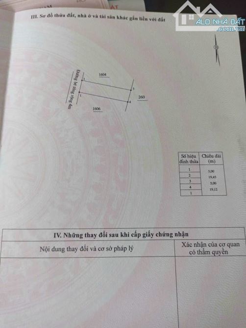 Lô Diên Lạc chủ hạ 1 nhịp nữa bán cho nhanh chứ gồng hết nổi .  DT : 96,2m2 ngang 5 dài 19 - 1