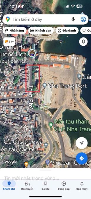 Bán Nhà  mặt tiền đường Trần Phú - Vĩnh Nguyên - Nha Trang -Ngang 8 mét - 1