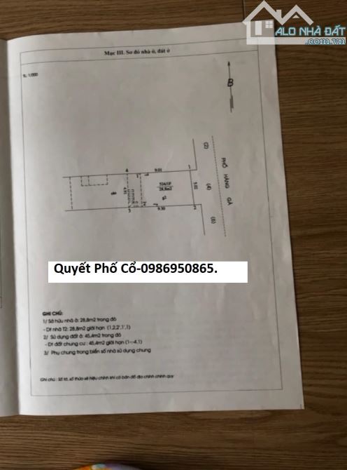 Bán Nhà 121m3T MẶT PHỐ MT5m Quận Hoàn Kiếm 67 Tỷ Hàng Gà. - 1