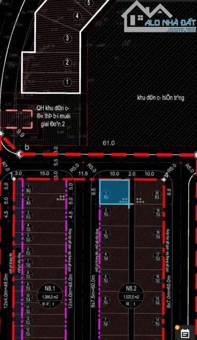 Bán ô góc dự án tái định cư cổng chào Lideco cao thắng. - 2