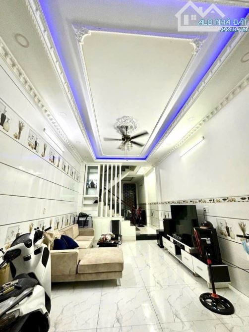 Ban nha Hương Lộ 2, Bình Trị Đông A, Bình Tân. Dt 58m2 - 4 x 14 - 4 tầng.  Giá 5.6 Tỷ TL. - 1