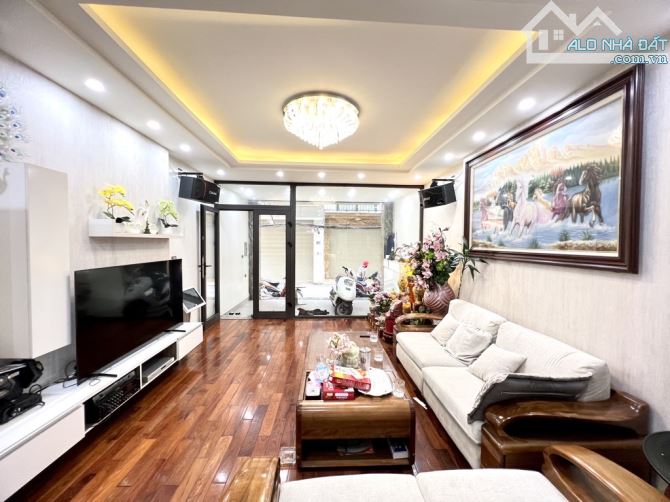 Bán Nhà Phân Lô  Thang Máy Đền Lừ Hoàng Ma dt 55m 2 x6 tầng ô tô tránh - 3