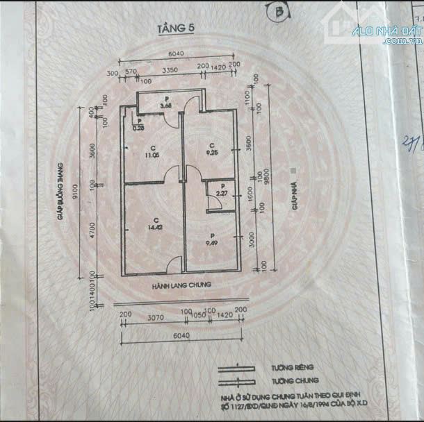 Bán căn hộ chung cư Hai Bà Trưng, Nha Trang, full nội thất đẹp, DT 57m, có sổ, giá 1,55ty - 7