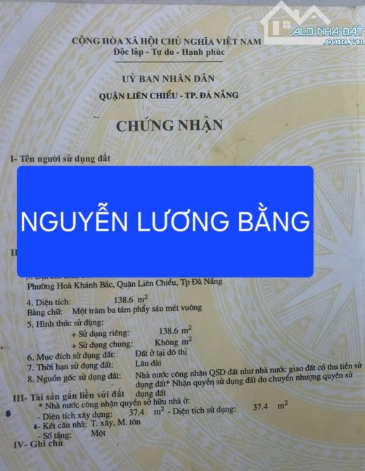 🔴💥Bán dãy trọ 6 phòng 2 mặt kiệt Ô TÔ Nguyễn Lương Bằng - gần ĐHBK