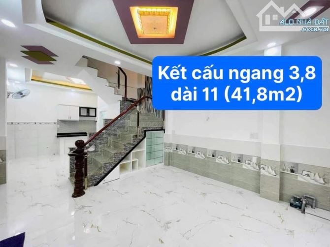 Bán nhà hẻm xe hơi, hẻm thông Phan Văn Trị, P7, Gò Vấp. DT 41,8m2/2tỷ250.