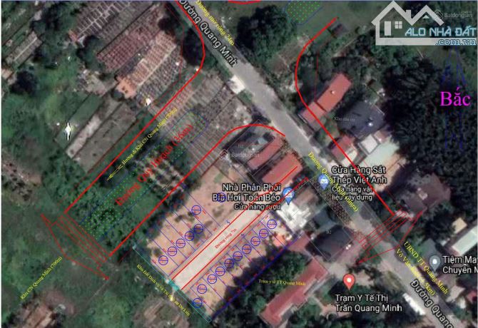 Bán đất đấu giá Tổ 3 thị trấn Quang Minh - Mê Linh 102m2 - mặt tiền 5m - 4x triêu/m2 - 1