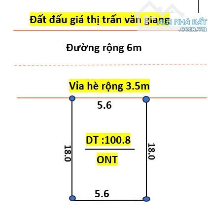 Bán 2 lô đất đấu giá gần vòng xuyến văn giang diên tích 100.8m, 100m co vỉa hè - 2