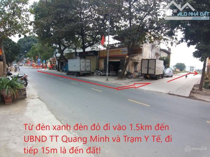 Bán đất đấu giá Tổ 3 thị trấn Quang Minh - Mê Linh 102m2 - mặt tiền 5m - 4x triêu/m2 - 4