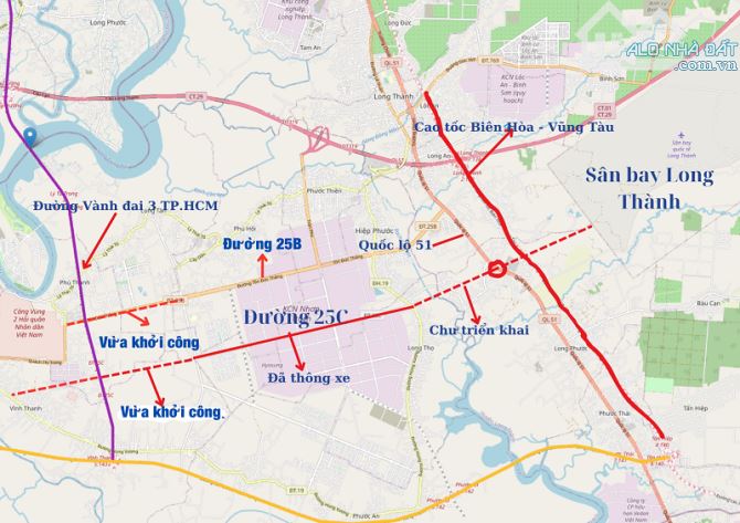 LÔ ĐẤT SIÊU HIẾM MẶT TIỀN ĐƯỜNG 25C, NGAY CỔNG CHÍNH SÂN BAY LONG THÀNH, SẴN THỔ CƯ - 6
