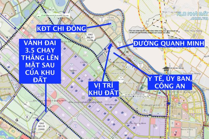 Bán đất đấu giá Tổ 3 thị trấn Quang Minh - Mê Linh 102m2 - mặt tiền 5m - 4x triêu/m2 - 6