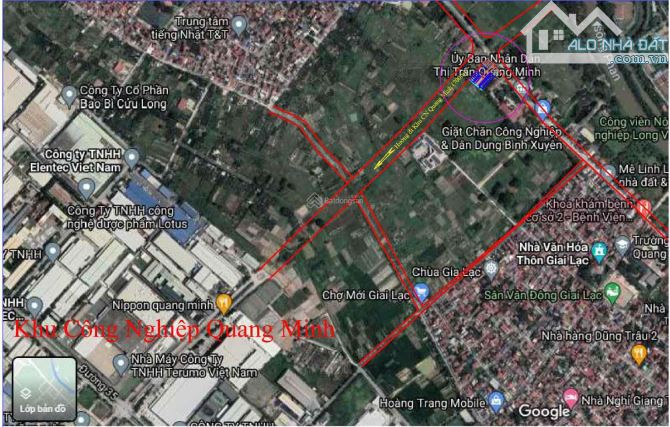 Bán đất đấu giá Tổ 3 thị trấn Quang Minh - Mê Linh 102m2 - mặt tiền 5m - 4x triêu/m2 - 9