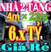 NHÀ 2 TẦNG GIÁ RẺ 💥 6.x TỶ 🚛 Xe Tải Tránh - DT: 87m² - Quang_Trung 🔥 Gò_Vấp