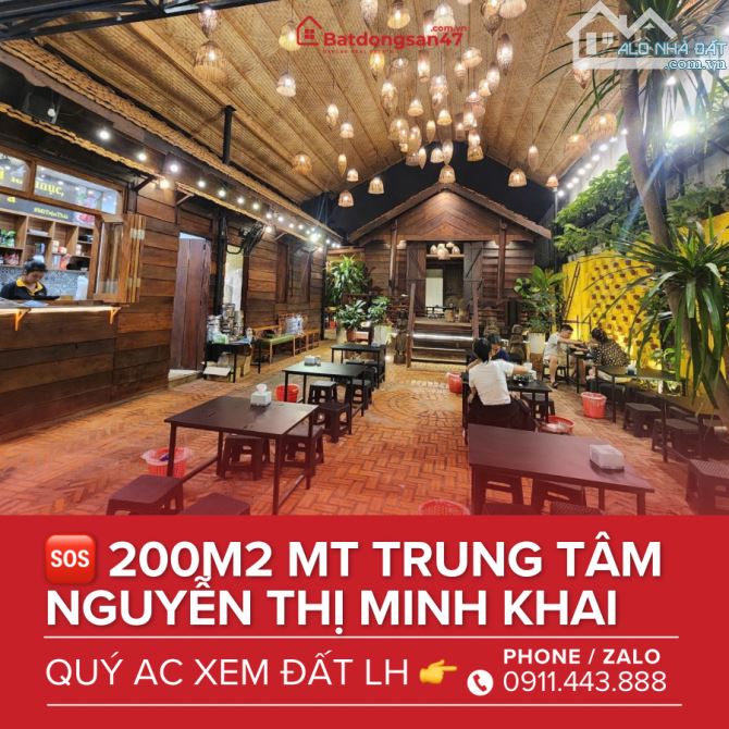 💥200M2 MẶT TIỀN TRUNG TÂM NGUYỄN THỊ MINH KHAI