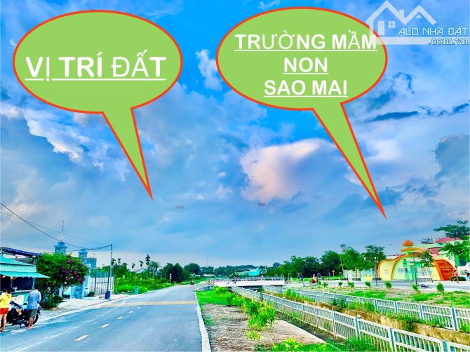 •ĐẤT ĐẸP P. HƯNG ĐỊNH - TP THUẬN AN. ĐỐI DIỆN TRƯỜNG HOA MAI 2 - 2